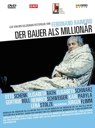 Imagen de archivo de Der Bauer Als Millionr, Dvd: Romantisches Original-Zaubermrchen Mit Gesang In Drei Aufzgen. Live Von Den Salzburger Festspielen 1988. 162 Min. a la venta por Revaluation Books