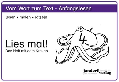 9783939965077: Lies mal! Heft 4. Das Heft mit dem Kraken: Vom Wort zum Text- Anfangslesen