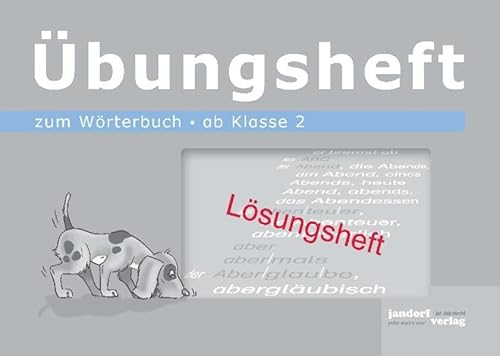 9783939965374: Wrterbuchbungsheft 1 (Lsungsheft) (bungsheft): ab Klasse 2