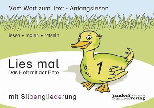 Imagen de archivo de Lies mal 1 (mit Silbengliederung) - Das Heft mit der Ente -Language: german a la venta por GreatBookPrices