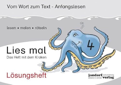 9783939965855: Lies mal 4 - Das Heft mit dem Kraken. Lsungsheft