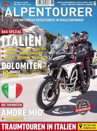 Stock image for ALPENTOURER SPEZIAL ITALIEN: Die schnsten Motorradtouren zwischen Alpen und Mittelmeer for sale by Revaluation Books