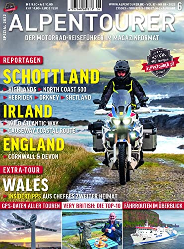 9783939997962: ALPENTOURER SPEZIAL BRITISCHE INSELN & IRLAND: Der Motorrad-Reisefhrer im Magazinformat