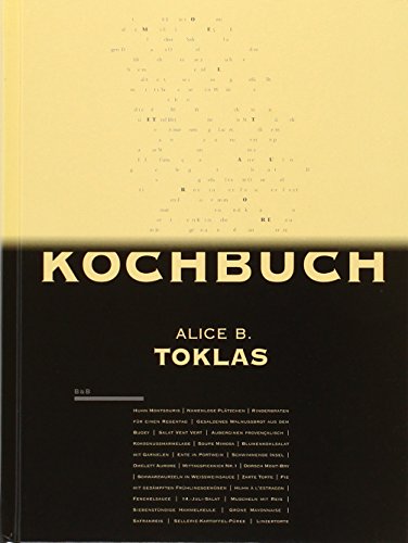 Beispielbild fr Das Alice B. Toklas Kochbuch zum Verkauf von Blackwell's