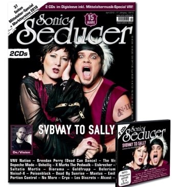 Sonic Seducer 04/2010: Mit 2 CDs + 37 Seiten Mittelalter-Special + Subway To Sally Titelstory (9783940065735) by Unknown Author