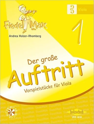 Beispielbild fr Fiedel-Max fr Viola - Der groe Auftritt 1 zum Verkauf von Blackwell's