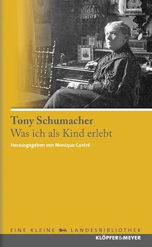 Stock image for Tony Schumacher: Was ich als Kind erlebt for sale by medimops
