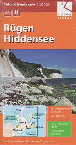Beispielbild fr Rad- und Wanderkarte Rgen - Hiddensee: Mastab 1:50.000, GPS-geeignet, Erlebnistipps auf dem Kartenblatt zum Verkauf von medimops