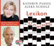 Beispielbild fr Lexikon des Unwissens (Hrbuch - 5 Audio-CDs) zum Verkauf von medimops