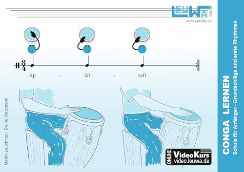 Beispielbild fr Conga lernen: Schule fr Anfnger - Grundschlge und erste Rhythmen zum Verkauf von medimops