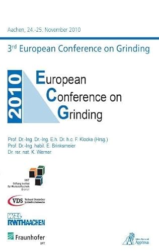 9783940565846: 3rd European Conference on Grinding ECG