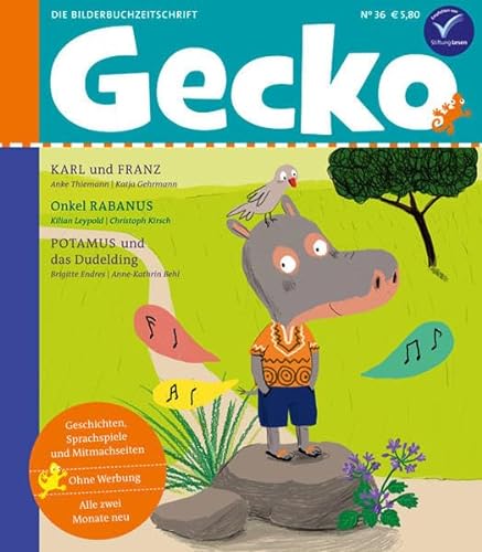 Gecko Kinderzeitschrift Band 36: Die Bilderbuch-Zeitschrift - Thiemann, Anke, Leypold, Kilian