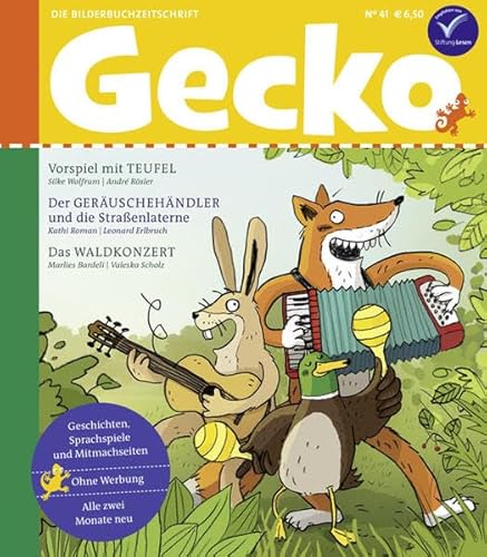 Gecko Kinderzeitschrift Band 41: Die Bilderbuch-Zeitschrift - Wolfrum, Silke, Roman, Kathi