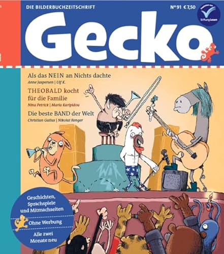 Beispielbild fr Gecko Kinderzeitschrift Band 91 : Die Bilderbuchzeitschrift zum Verkauf von Buchpark