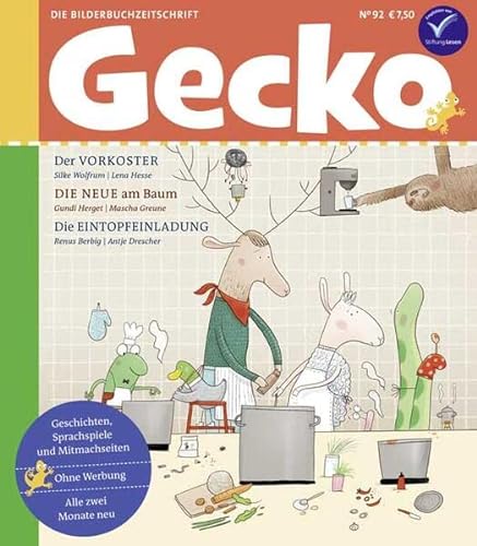 Beispielbild fr Gecko Kinderzeitschrift Band 92: Die Bilderbuchzeitschrift zum Verkauf von medimops