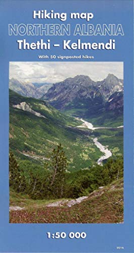 Imagen de archivo de Hiking Map Northern Albania a la venta por Blackwell's