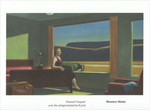 Stock image for Western Motel. Edward Hopper und die zeitgenssische Kunst for sale by medimops