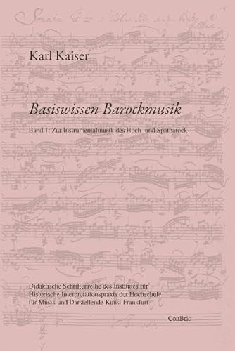 Beispielbild fr Basiswissen Barockmusik 01 zum Verkauf von Blackwell's