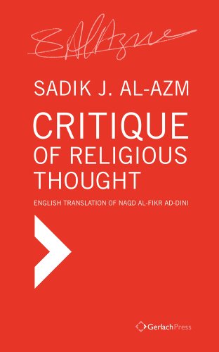 9783940924445: Critique of religious thought: English Translation of Naqd Al-Fikr Ad-Dini