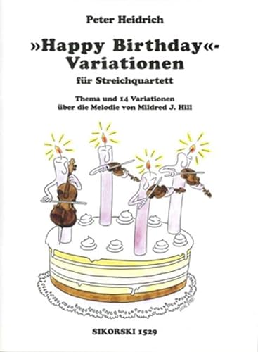 Stock image for Happy Birthday - Variationen: Fr Streichquartett. Partitur und Stimmen for sale by Revaluation Books