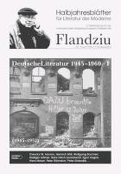 Beispielbild fr Flandziu: Halbjahresbltter fr Literatur der Moderne (Neue Folge) zum Verkauf von medimops