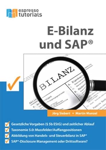 Imagen de archivo de E-Bilanz und SAP. a la venta por Steamhead Records & Books