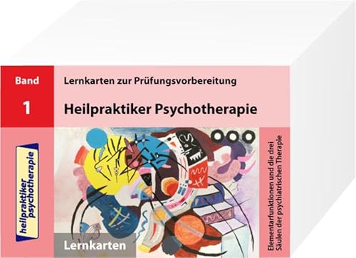 Beispielbild fr Heilpraktiker Psychotherapie - 200 Lernkarten Elementarfunktionen und die drei Sulen der psychiatrischen Therapie (Band 1) Sondereinband von Marcus Mery (Autor) zum Verkauf von BUCHSERVICE / ANTIQUARIAT Lars Lutzer