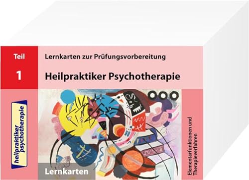 Beispielbild fr Heilpraktiker Psychotherapie - 200 Lernkarten Elementarfunktionen und Therapieverfahren (Teil 1) (Sondereinband)von Marcus Mery (Autor) zum Verkauf von BUCHSERVICE / ANTIQUARIAT Lars Lutzer