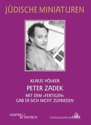 Beispielbild fr Vlker, K: Peter Zadek zum Verkauf von Einar & Bert Theaterbuchhandlung