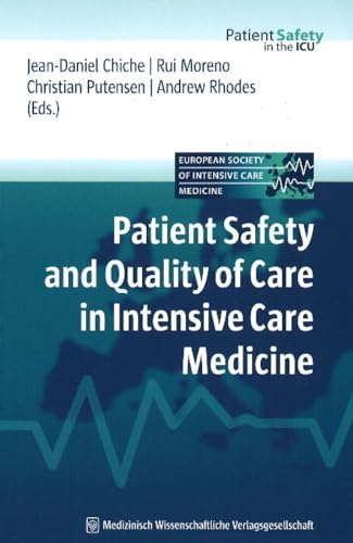 Stock image for Patient Safety and Quality of Care in Intensive Care Medicine for sale by WorldofBooks