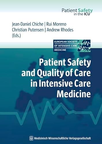 Stock image for Patient Safety and Quality of Care in Intensive Care Medicine for sale by Better World Books