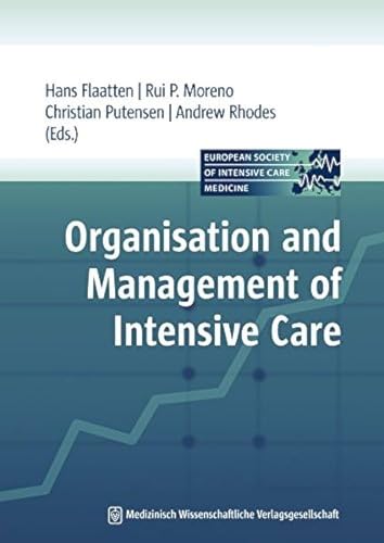 Stock image for Organisation and Management of Intensive Care for sale by Better World Books