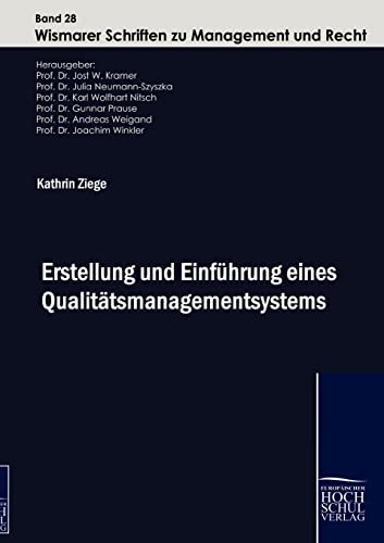 9783941482159: Erstellung und Einfuehrung eines Qualitaetsmanagementsystems (German Edition)