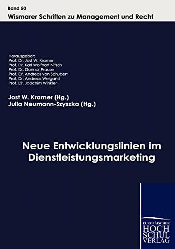 9783941482937: Neue Entwicklungslinien im Dienstleistungsmarketing (German Edition)