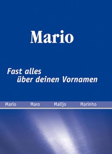 Beispielbild fr Mario Fast alles ber deinen Vornamen zum Verkauf von Buchpark