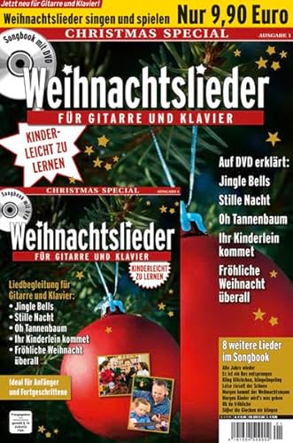 Beispielbild fr Best Of Songs 2: Weihnachtslieder fr Gitarre und Klavier: Ideal fr Anfnger und Fortgeschrittene. Liedbegleitung fr Gitarre und Klavier: Jingle . . kommet, Frhliche Weihnacht berall zum Verkauf von medimops