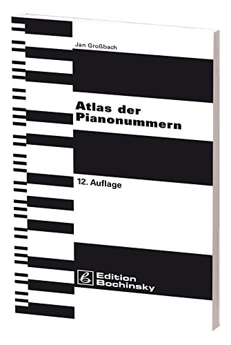 9783941532038: Atlas der Pianonummern