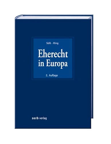 9783941586536: Eherecht in Europa