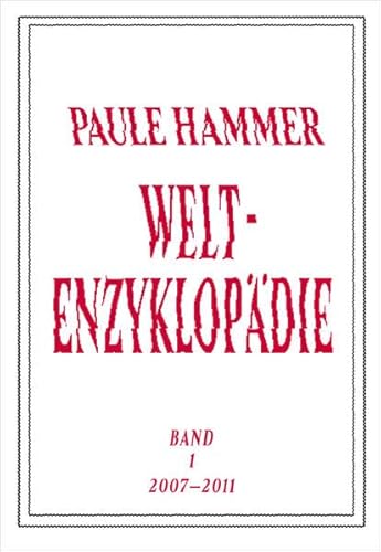 9783941601536: Paule Hammer: Weltenzyklopdie