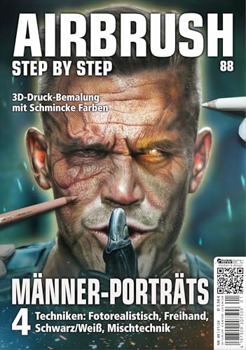 Stock image for Airbrush Step by Step 88: Mnner-Portrts for sale by Revaluation Books