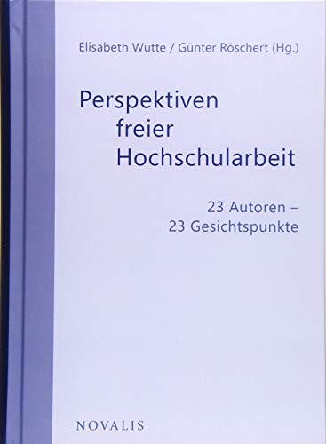 Beispielbild fr Perspektiven freier Hochschularbeit zum Verkauf von Blackwell's