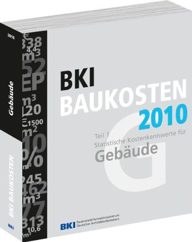 Beispielbild fr BKI Baukosten 2010, Teil 1 Statistische Kostenkennwerte fr Gebude zum Verkauf von Buchpark