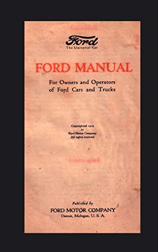 FORD MANUAL: For Owners and Operators of Ford Cars and Trucks (1939) (9783941842465) by Company, Ford Motor