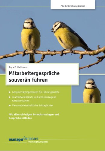 Beispielbild fr CD-Trainingskonzept: Mitarbeitergesprche souvern fhren: Gesprchskompetenzen fr Fhrungskrfte. Institutionalisierte und anlassbezogene . Formularvorlagen und Gesprchsleitfden. zum Verkauf von medimops