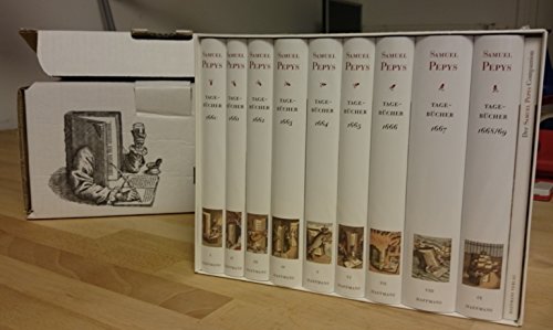 9783942048187: Die Tagebücher 1660-1669. 9 Bände und Companion im Schuber