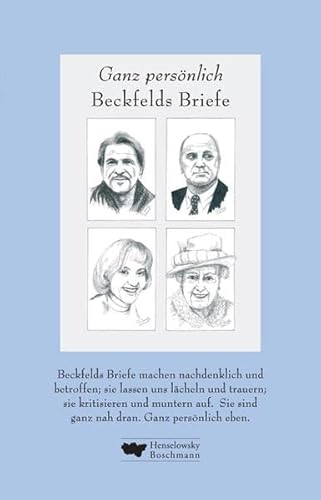 Beispielbild fr Ganz persnlich: Briefe eines Chefredakteurs an seine Leser zum Verkauf von medimops