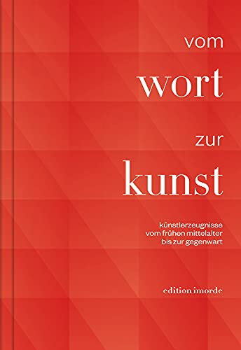Stock image for Vom Wort Zur Kunst for sale by Blackwell's