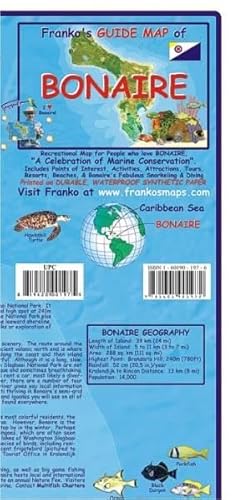 9783943119084: Franko Map Bonaire Guide Map: Activity Guides of Favorite Things to See and Do, Waterproof.