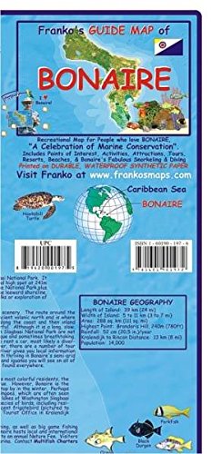 9783943119084: Franko Map Bonaire Guide Map: Activity Guides of Favorite Things to See and Do, Waterproof.