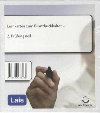 9783943233438: Lernkarten zum Bilanzbuchhalter: Zweiter Prfungsteil